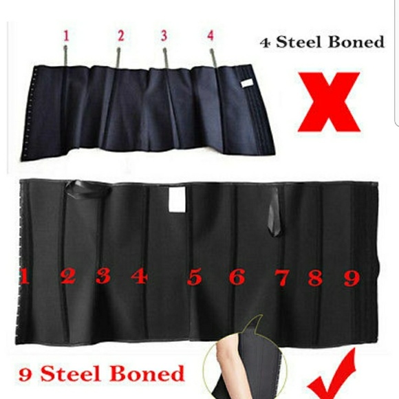 9 STEEL BONING LATEX WAIST TRAINER - Picture 5 of 6